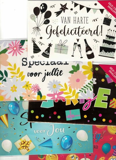 Geld envelop - geldenvelop - felicitatie - verjaardag - speciaal voor jou - speciaal voor jullie - bedankje - geslaagd - huwelijk - 5 stuks - geldenvelop blanco - geld envelop blanco