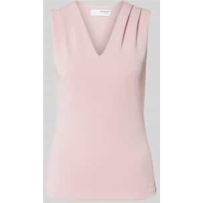 Tanktop met plooien, model 'TENNY'