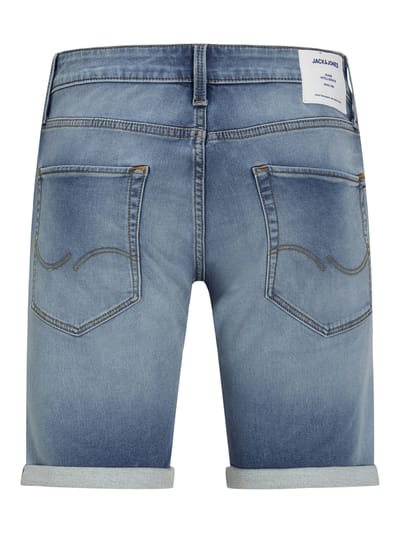 Jack & Jones blauwe heren broek   Stonewash wassing   Slim Fit   5-Pocket zakken   Knoopsluiting   Duurzaam   Regular waist Blauw S
