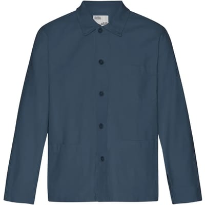 Shirt met lange mouwen Colorful Standard Organic petrol blue