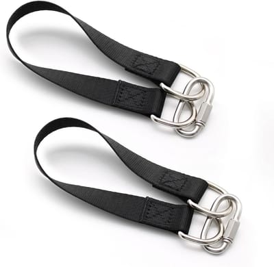 Swing Hangkit 30 cm - Heavy Duty Hangende Riemen met Veilige Karabijnhaak - Perfect voor Buiten Schommel en Hangmat