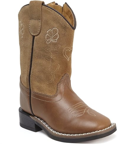 Bootstock x Chesterfield Camel Mini Cowboylaarzen - Peuters - Bruin - Leer
