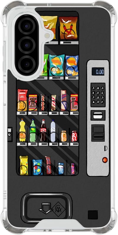 Casimoda® hoesje - Geschikt voor Samsung Galaxy A26 - Snoepautomaat - Shockproof case - Extra sterk - TPU/polycarbonaat - Multi, Transparant