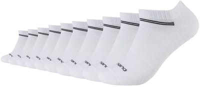 camano, Unisex sokken, camano, mesh-ventilatie, zonder compressie, ondersteuning van de voetboog, gekamd katoen, verstevigde hiel, verstevigde teen, zachte teen naden, 10-pack, sneakersokken, comfortabel, ademend.