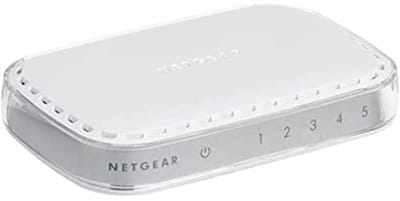 5-poorts Gigabit Ethernet Switch voor kleine kantoren en thuisnetwerken