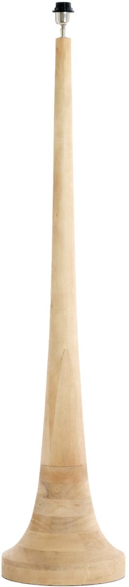 Light & Living Vloerlamp Jovany Mangohout, 135cm - Naturel (excl. kap)
