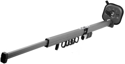 Dailygoods- Droogrek Inklapbaar - Wandmontage - Ruimtebesparend - Uittrekbaar - Aluminiumlegering - Eenvoudige installatie met sterke zuignappen - Wasrek