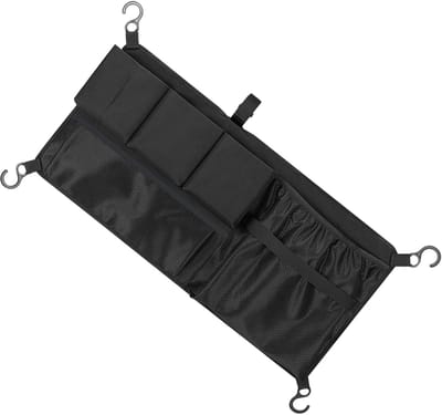 Kinderwagen Opbergnet - Bagagenet Kinderwagen - Spullen Organiseren - Verstelbaar Met Haken - 72 x 34 cm - Zwart