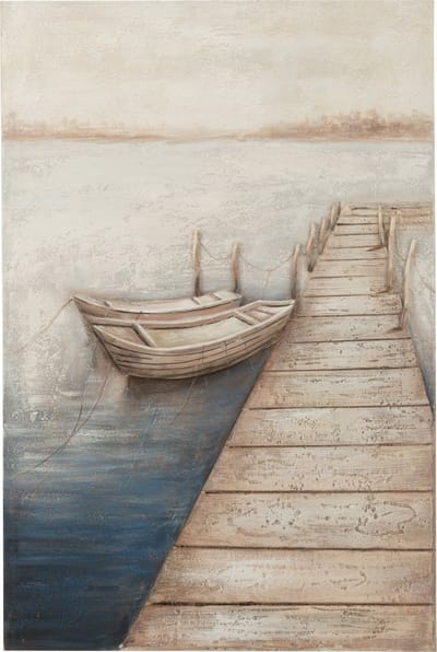 J-Line schilderij Mog - canvas - mix