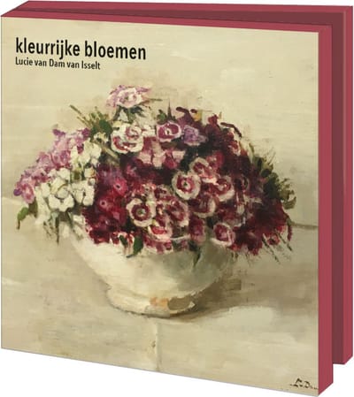 Bekking & Blitz - Wenskaartenmapje - Set wenskaarten - Kunstkaarten - Museumkaarten - Uniek design - 10 stuks - Inclusief enveloppen - Kleurrijke bloemen - Lucie van Dam van Isselt