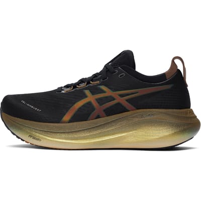 Asics Gel-Nimbus 27 Platinum Mode Stof Ademend Demping Schokabsorptie Rebound Laag Uitgesneden Marathon Hardloopschoenen 1011C095-001 44.5 black