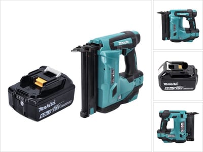 Makita DBN 500 G1 accu staande spijkermachine 18 V 15-50 mm + 1x accu 6.0 Ah - zonder lader