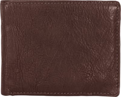 Harold's Onderzeeër Portemonnee II Leer 12 cm - Jongens - Horizontaal - braun