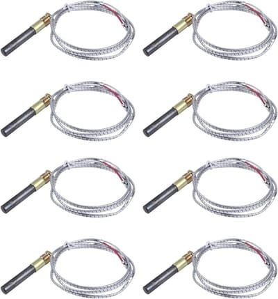 Thermokoppel Vervanging - Warmtepilaar Generator - Gas Apparaten Reparatie - 750 Millivolt Systemen - 40 Stuks - Koperkleur