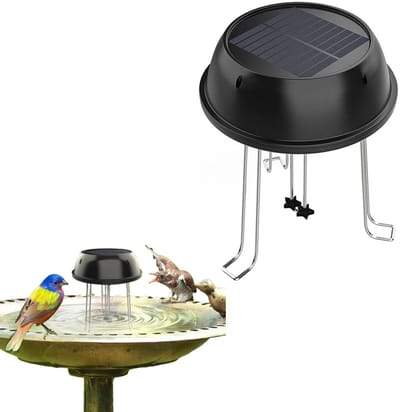 Vogelbad zwembad landschapsarchitectuur beluchting watergolfapparaat-Water op zonne-energie Wiggler vogelbadwaterroerwerk voor vogelbadtuin