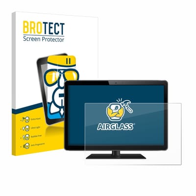 BROTECT - Screenprotector voor Standaardmaten met 14 inch Schermen [310 mm x 175 mm, 16:9] - Folie Beschermfolie Beschermglas transparant