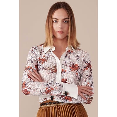 Anne Fontaine Laemi-h19 White Größe: 36 | Business hemden Outlet | Damen | Weiß