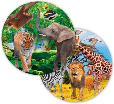 Safari Party Borden 23cm 8 stuks