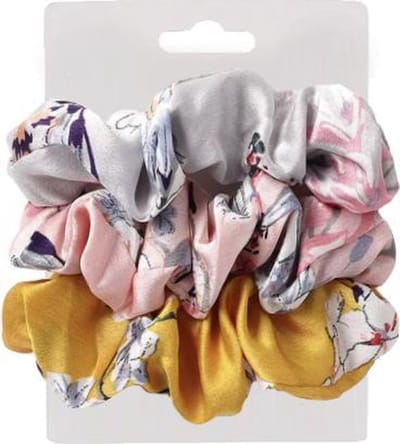 Haarelastiek Bloemen | Mix 3 stuks | Scrunchie / Haarwokkel | Fashion Favorite