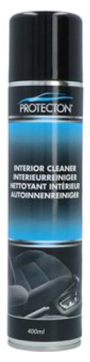 Protecton Interieurreiniger - Multifunctionele schuimreiniger - Voor bekleding, leer & kunststof – Verwijdert vuil, vlekken & nicotine aanslag – Met frisse geur - 400ml