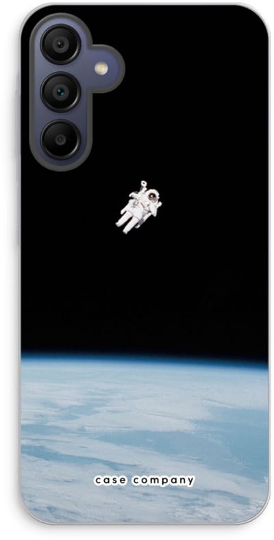 Case Company® - Hoesje geschikt voor Samsung Galaxy A15 hoesje - Alone in Space - Soft Cover Telefoonhoesje - Bescherming aan alle Kanten en Schermrand