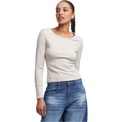 Urban Classics - Heat slim Longsleeve top - XXL - Grijs