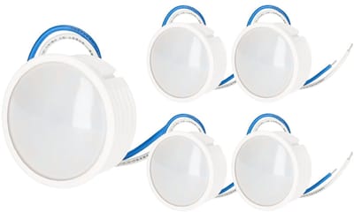 Kobi LED inbouwspot - 5W - 450lm - 3000K Warm Wit - 230V - Ø50mm - Voor keuken, gang en plafondspots - LED module - 5 stuks