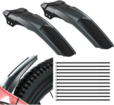 Set van 2 Fietsmudguards, Voor- en Achterspatborden voor Mountainbikes, Universele Spatborden voor 20-29 Inch Fietsen, Snelle Montage en Demontage