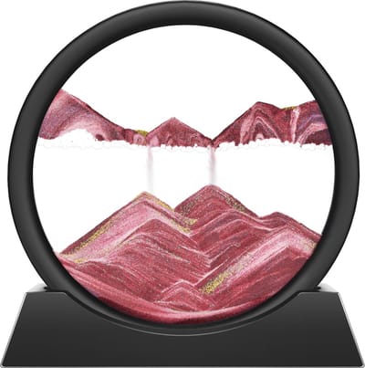 Zandkunst - Roze - verschillende kleuren - bewegende zandkunst - zandloper - Sand Art - Sand Art Home Deco - bewegende zandkunst in glas - Sand painting - Zand schilderij - Zand - Sand - tekening - schilderij - kunst - bewegende kunst