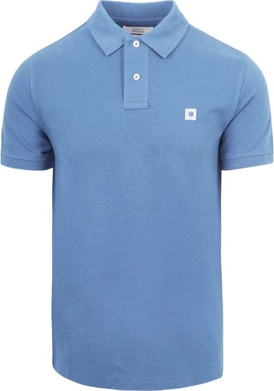 King Essentials The Rene Poloshirt Mid Blauw - Maat M - Heren - Polo shirt Heren met Korte mouw