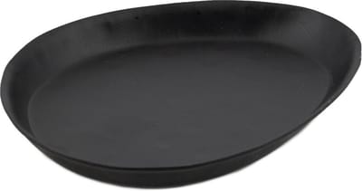 HomeBound by KY | Tray organisch hammered zwart | dienblad