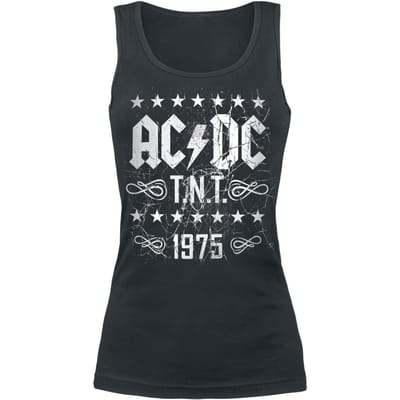 AC/DC Top - T.N.T. 1975 - S tot XXL - voor Vrouwen - zwart