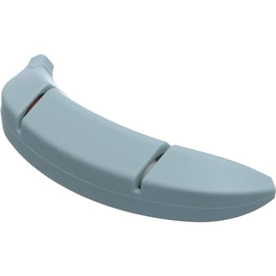 Aiguiseur de couteaux de cuisine à 2 fentes, outil d'affûtage de lames, motif banane, gris Standard grise