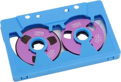 Cassettetape 50 minuten - Audio cassette Opnameband - Muziek opnemen - Dubbelzijdige opname - 50 minuten - Zwart
