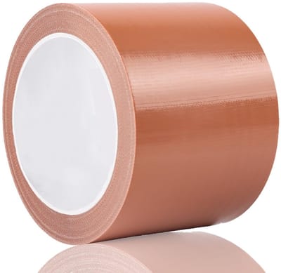 Waterdichte Fabric Tape voor Reparaties in Bruin - 75mm x 20m, Ideaal voor Huishoudelijk Gebruik en Klussen