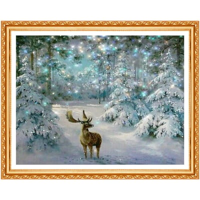 Diamond Painting Foto van Steentjes Kerst Diamond Borduren Cross Stitch Home Decor 20X30CM