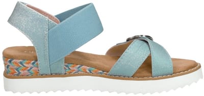 Skechers Miss Desert Kiss Hi Meiden Sandalen - Licht blauw - Maat 30