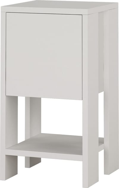 Hocus Picus Nachtkastje met Klapdeur - Wit - 30x30x55 cm