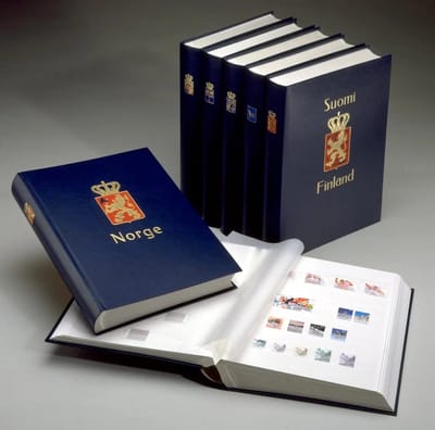 De insteekboeken G met landswapen Noorwegen van DAVO