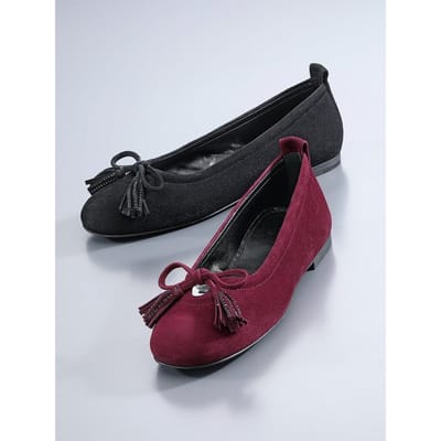 Ballerinas Lola Van Kennel & Schmenger zwart