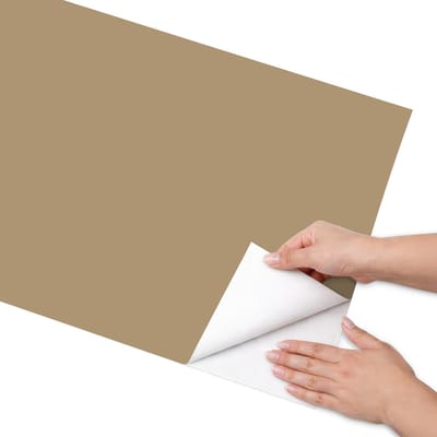 Coloray Meubel Wrap Folie - Bruin Meubelfolie - 50x100 cm - Decoratiefolie Bruine kleur - Meubel Wrap Folie - Minimalist Meubelfolie - Plakfolie Meubels - Keuken decoratie - Achtergronden en patronen