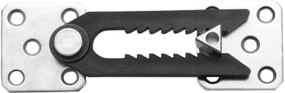 1 x plaatverbinder, vergrendelingsvork met inwendige karteling 30 - 72 mm, inclusief opnameplaat en bout