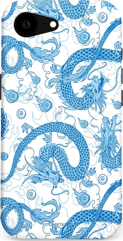 Casetastic Hoesje Geschikt voor Apple iPhone 16e Magsafe - Stijlvolle Beschermende Duo-layer Case - Drakengloed