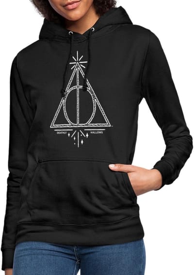 Harry Potter Het dodelijk heilig-logo Hoodie Dames