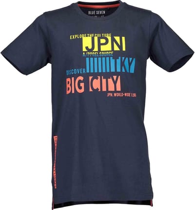 Blue Seven - T-shirt jongens - Navy - Maat 164