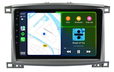 Carplay autoradio voor Toyota Land Cruiser LC100 | 2005 t/m 2007 | Android 13 | Draadloos Apple Carplay & Android Auto | 2GB + 32GB | 8-Core processor | Davilon | 2025 model | 2005 2006 2007 | Bluetooth & Wifi