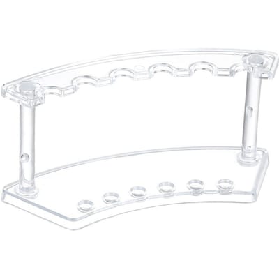 1PC Balpenhouder Acryl Displaystand Clear Make-upkwastenrek Organizer Houder Nagellakkwast Kantoorbenodigdheden School Kinderen Cadeau white