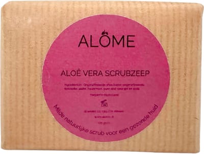 Alôme Nature Aloë Vera Scrubzeep - Exfolieert - Verzacht - 120 gram