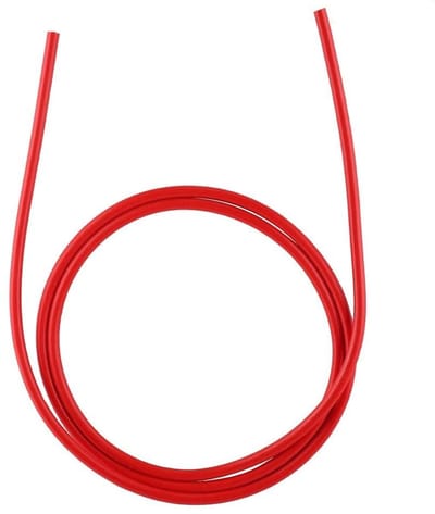 Dailygoods - Teflon-buis - 3D-printeraccessoires - 1 m - Rood - PTFE-buis - Geschikt voor 1,75 mm filament - Chemische transport