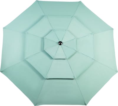 STILVORA Parasol Dubbelzijdig – 14,8 Ft – Staal – Lichtgroen – Kantelbaar Met Slinger – Rechthoekige Schaduw Voor Tuin En Terras – Windventilatie